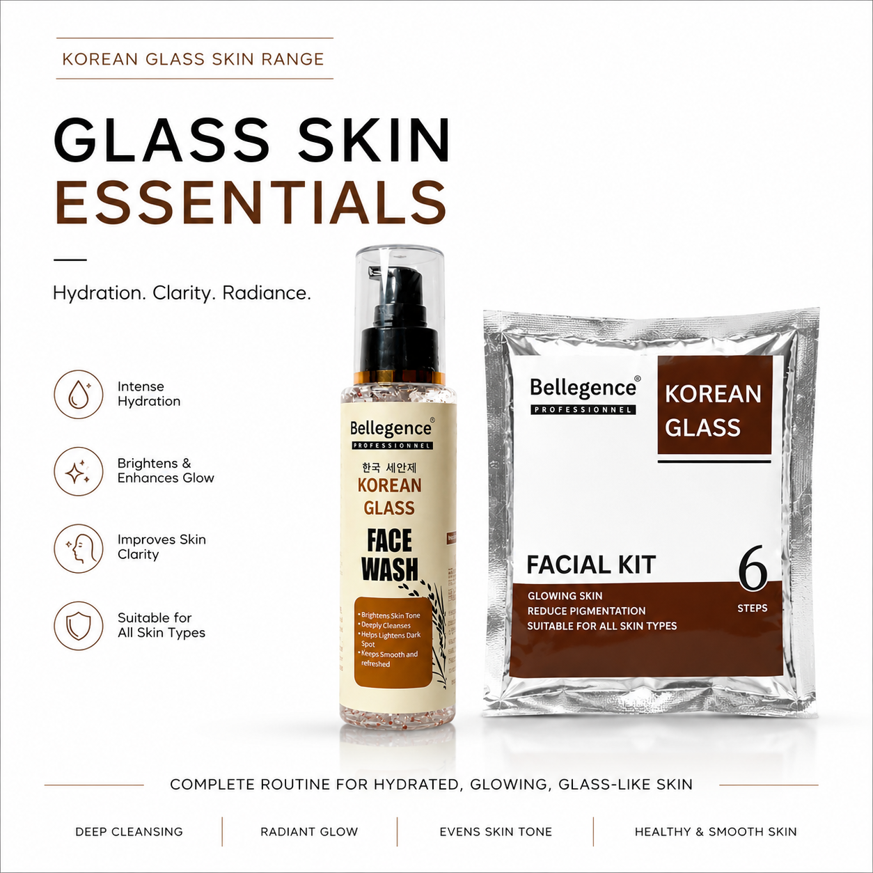Korean glass skin range