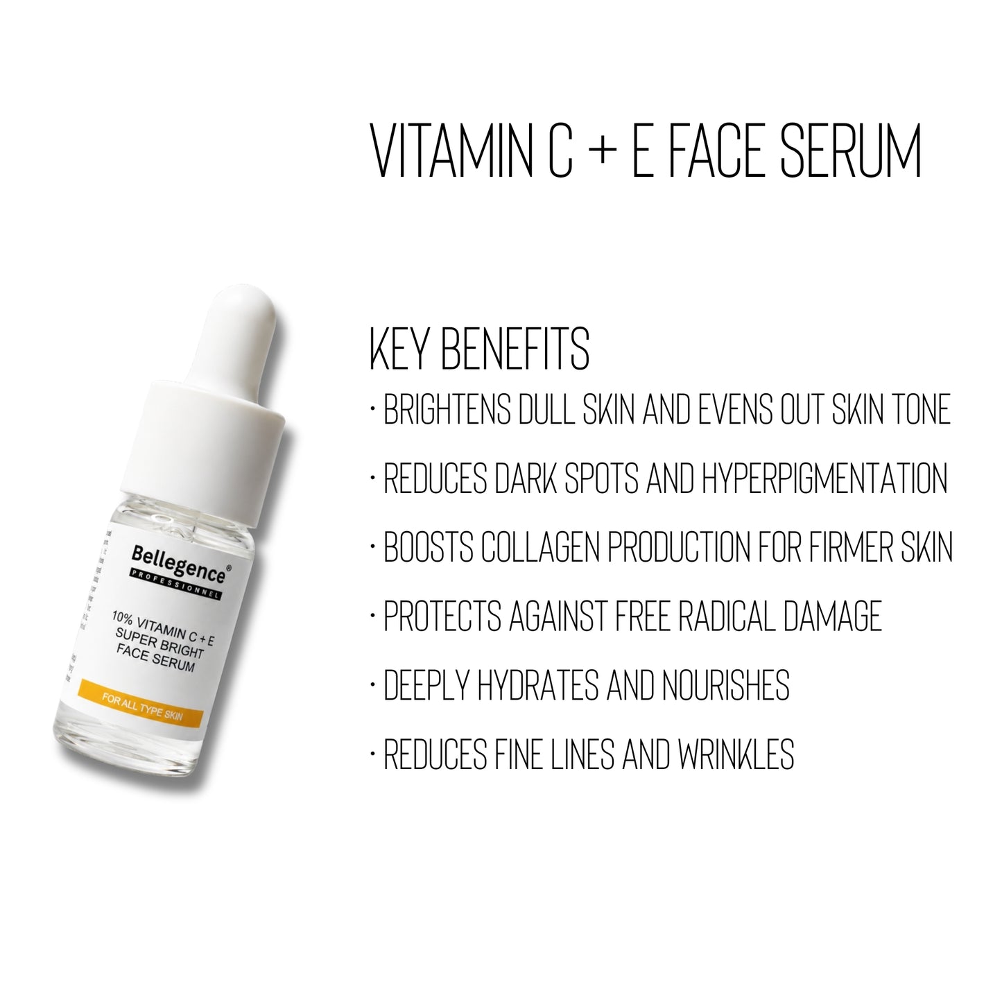 Vitamin C+E super bright face serum ￼