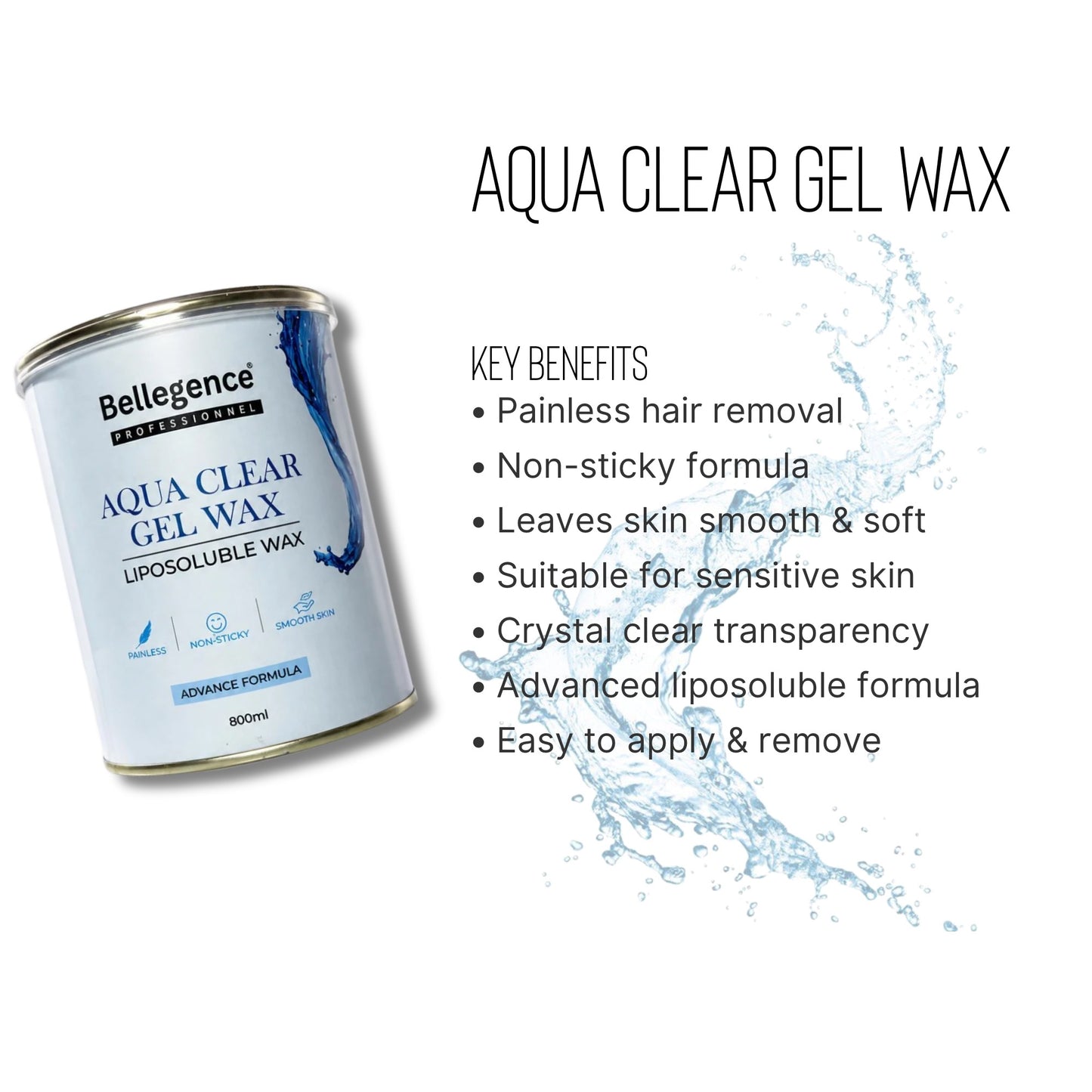 Aqua clear gel wax ￼