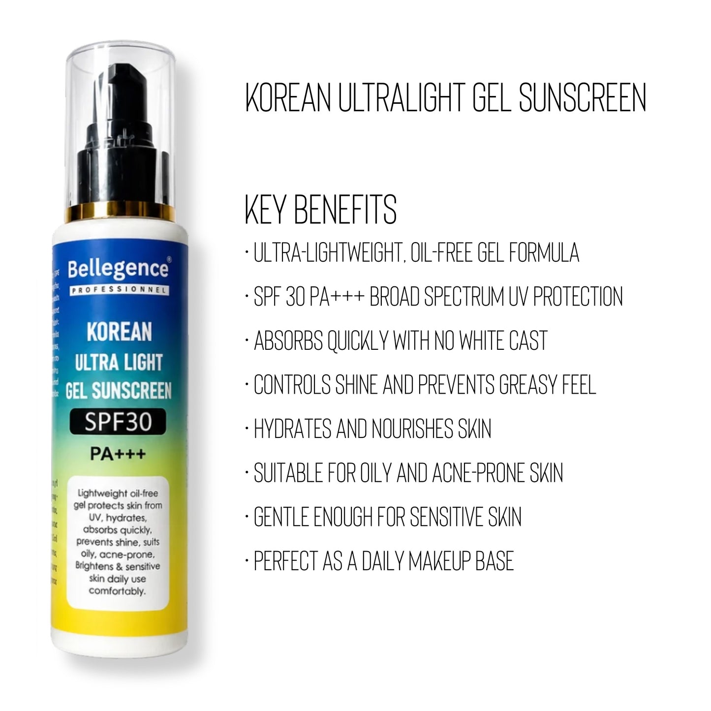 Korean Ultra Light Gel Sunscreen SPF 30