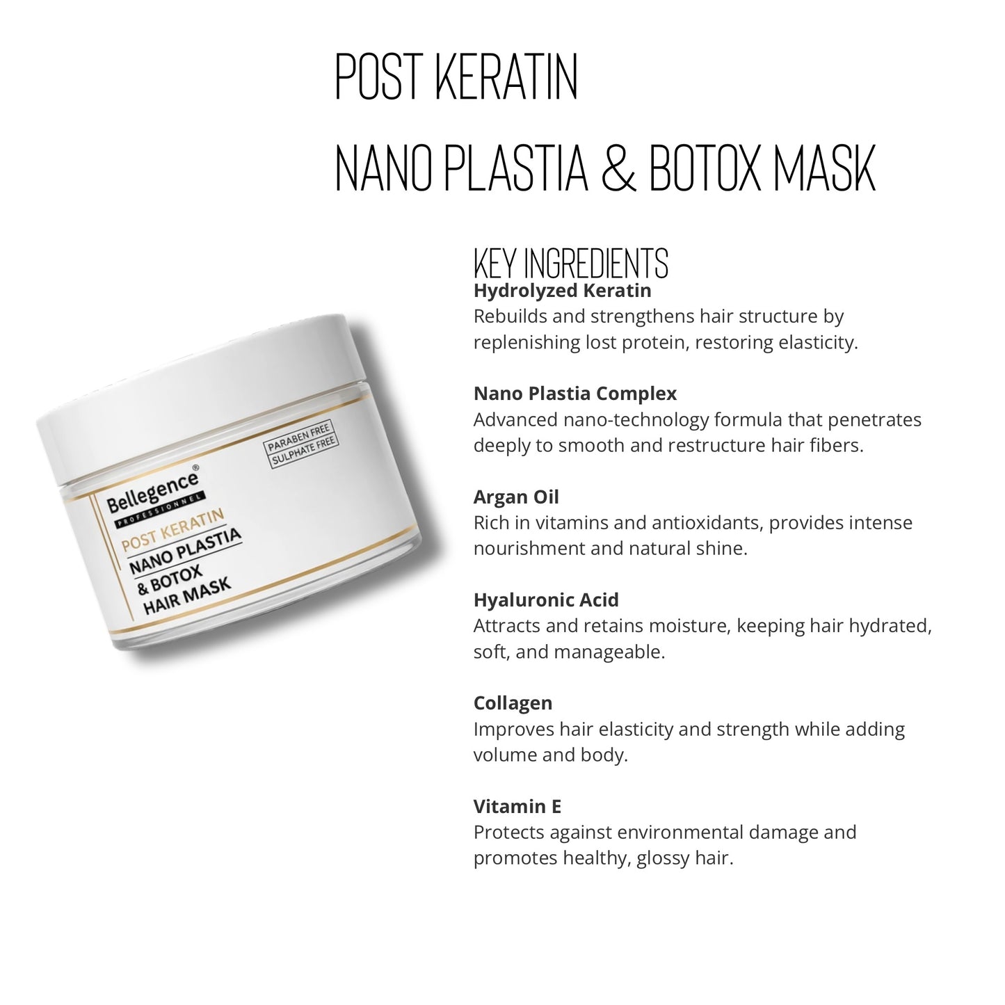 Post keratin nano plastia and Botox mask￼
