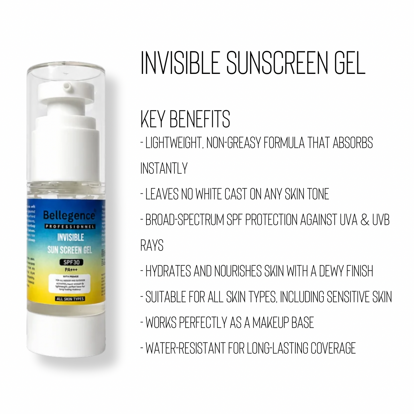 Invisible Sunscreen Gel SPF 30 PA+++