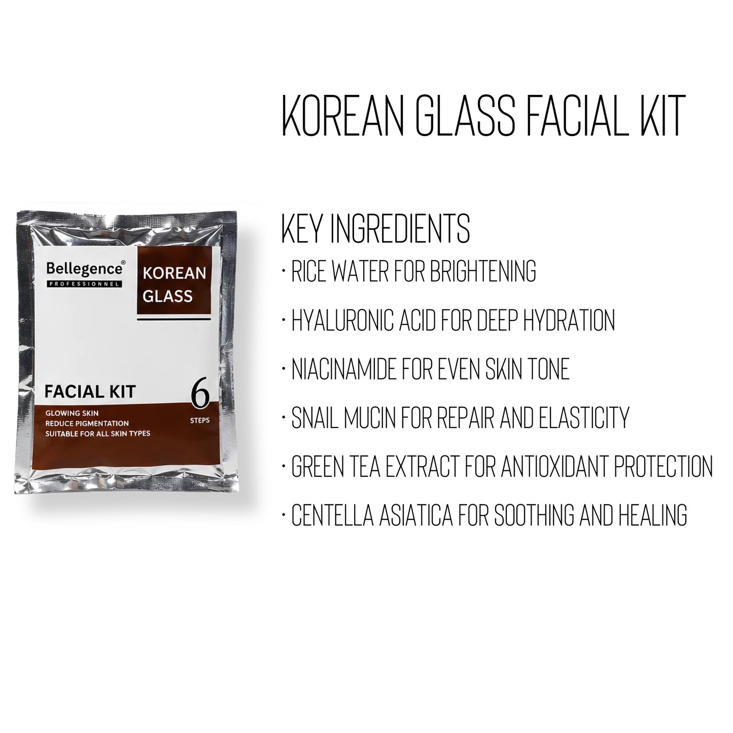 Korean glass facial kit