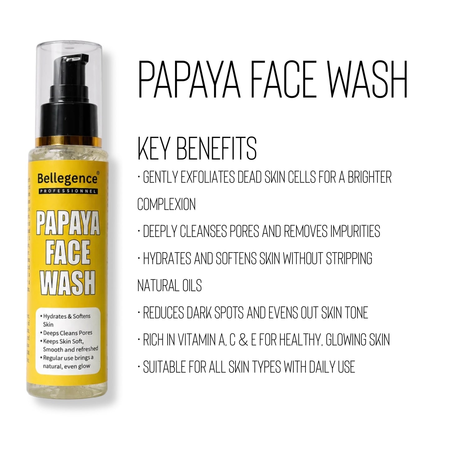 Papaya face wash ￼