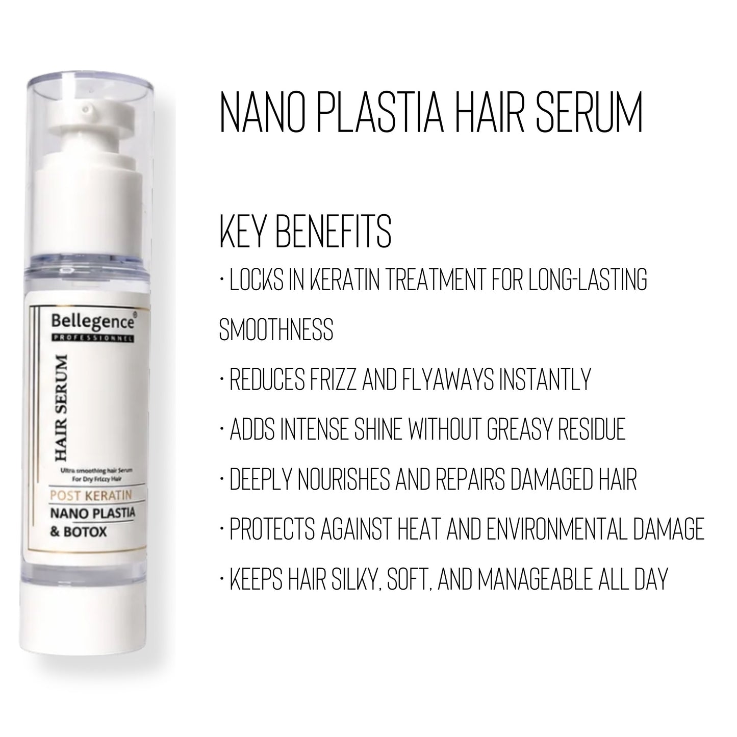 Post keratin hair serum