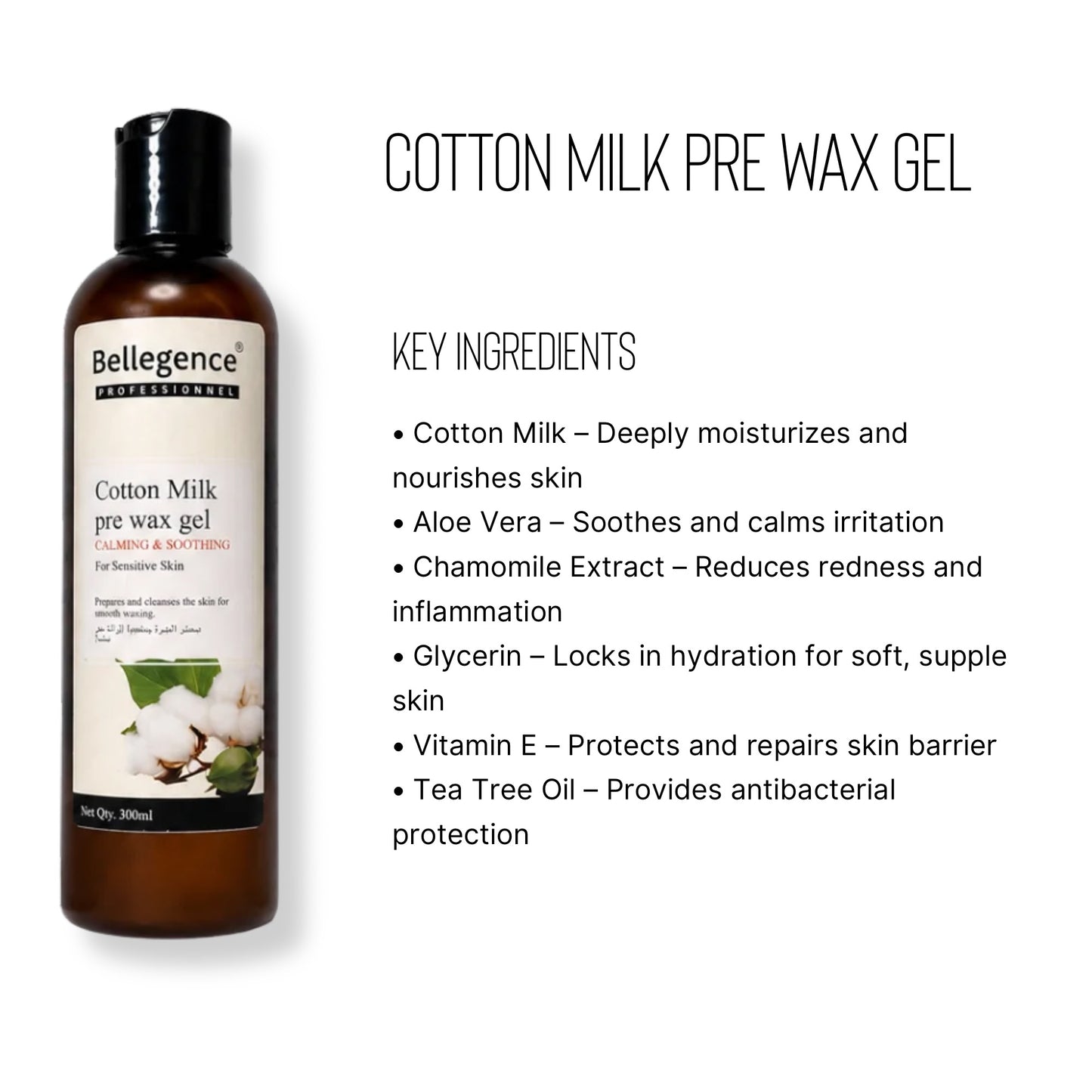 Cotton milk pre-wax gel ￼