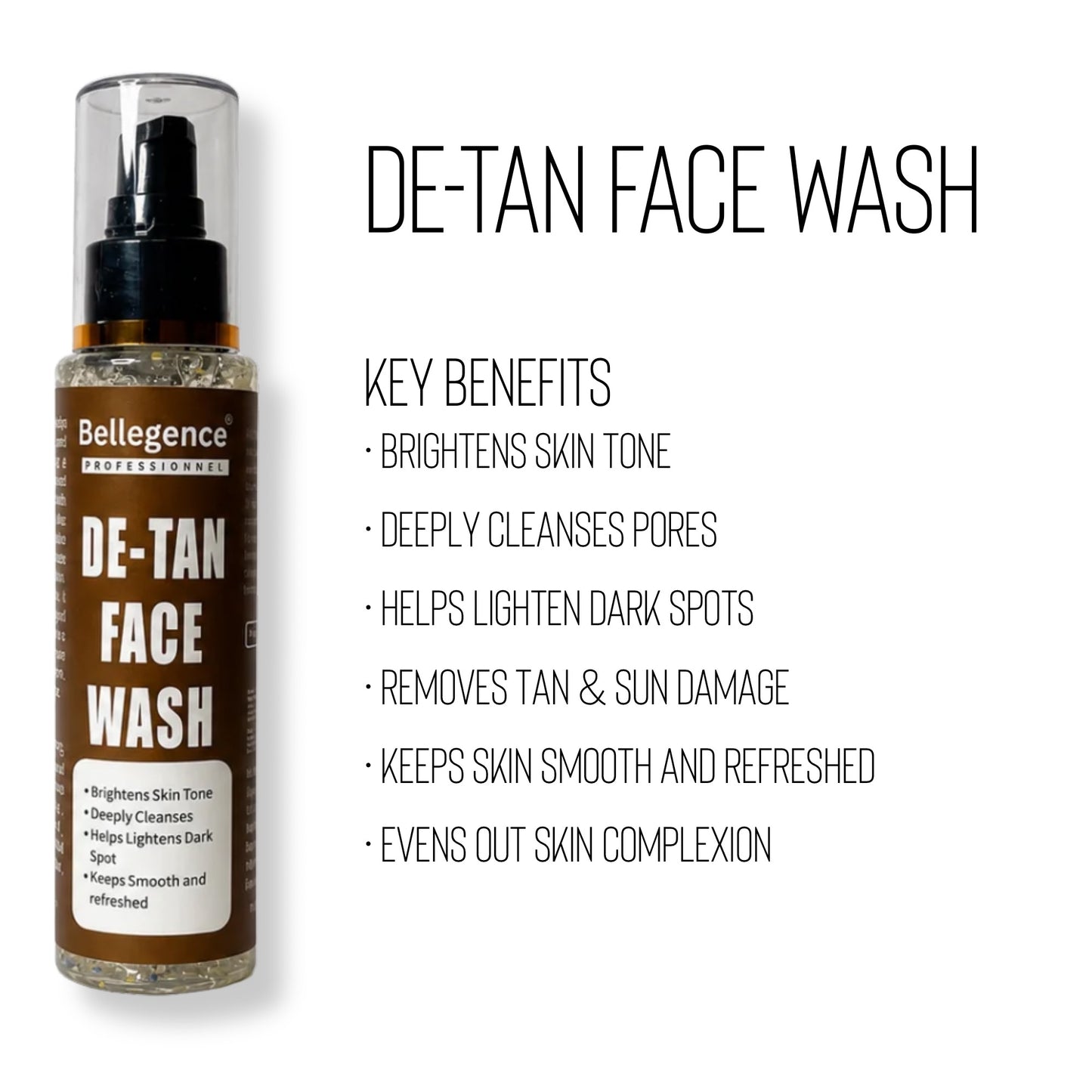 De-tan face wash