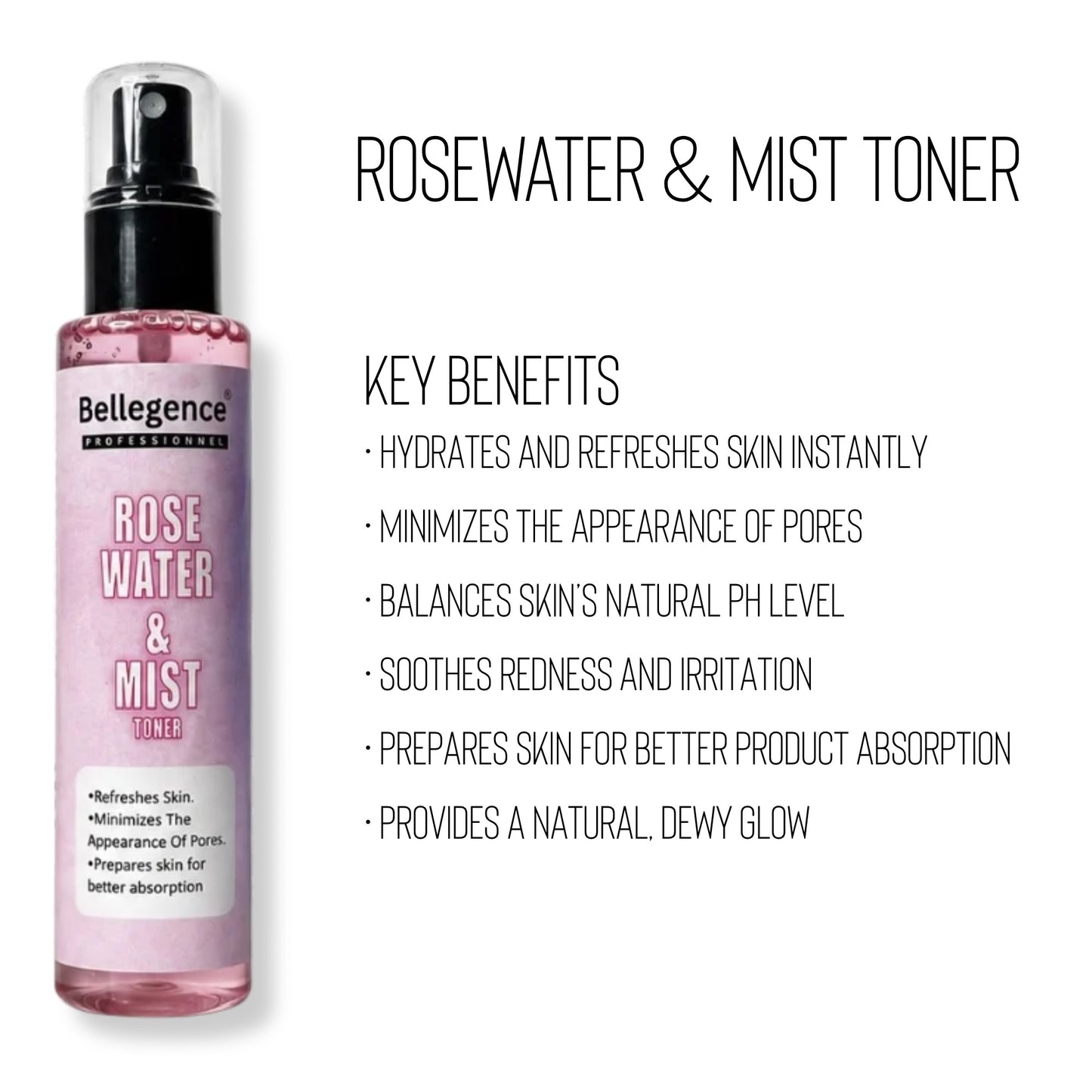 Rosewater and mist toner