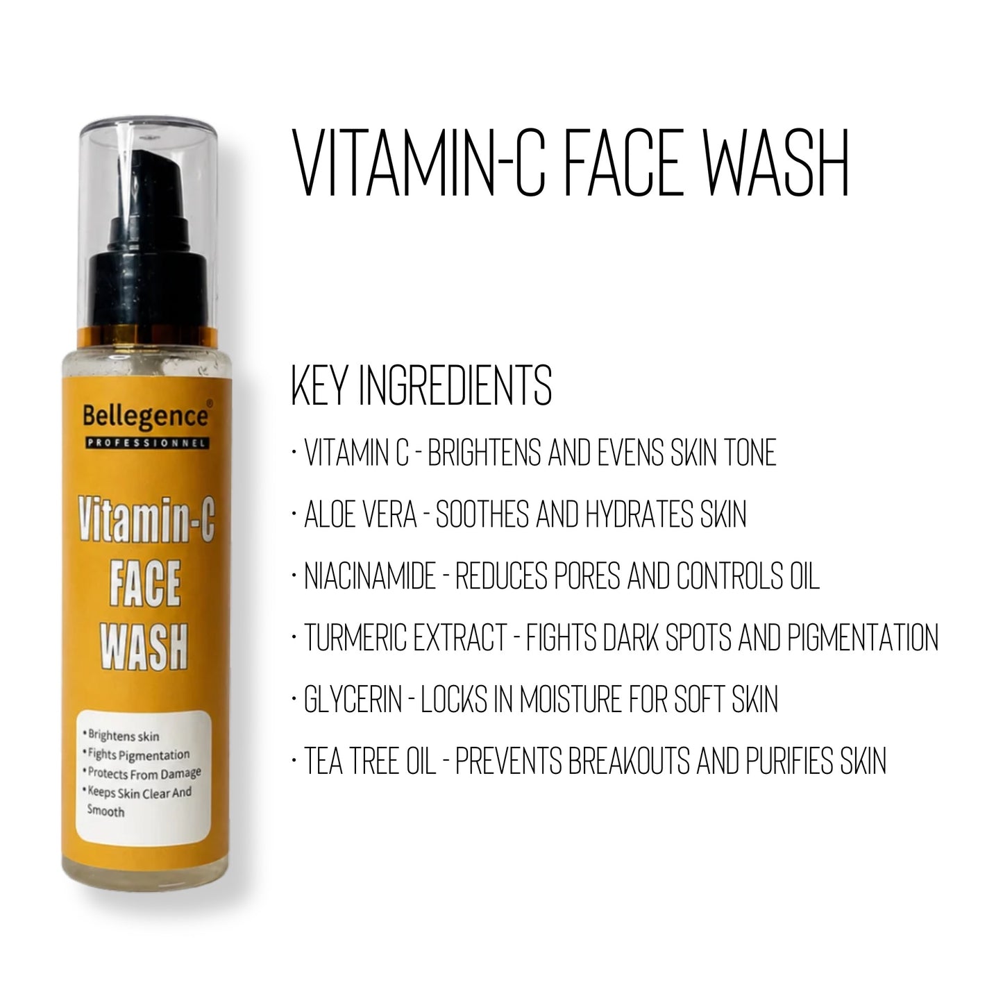 Vitamin C face wash