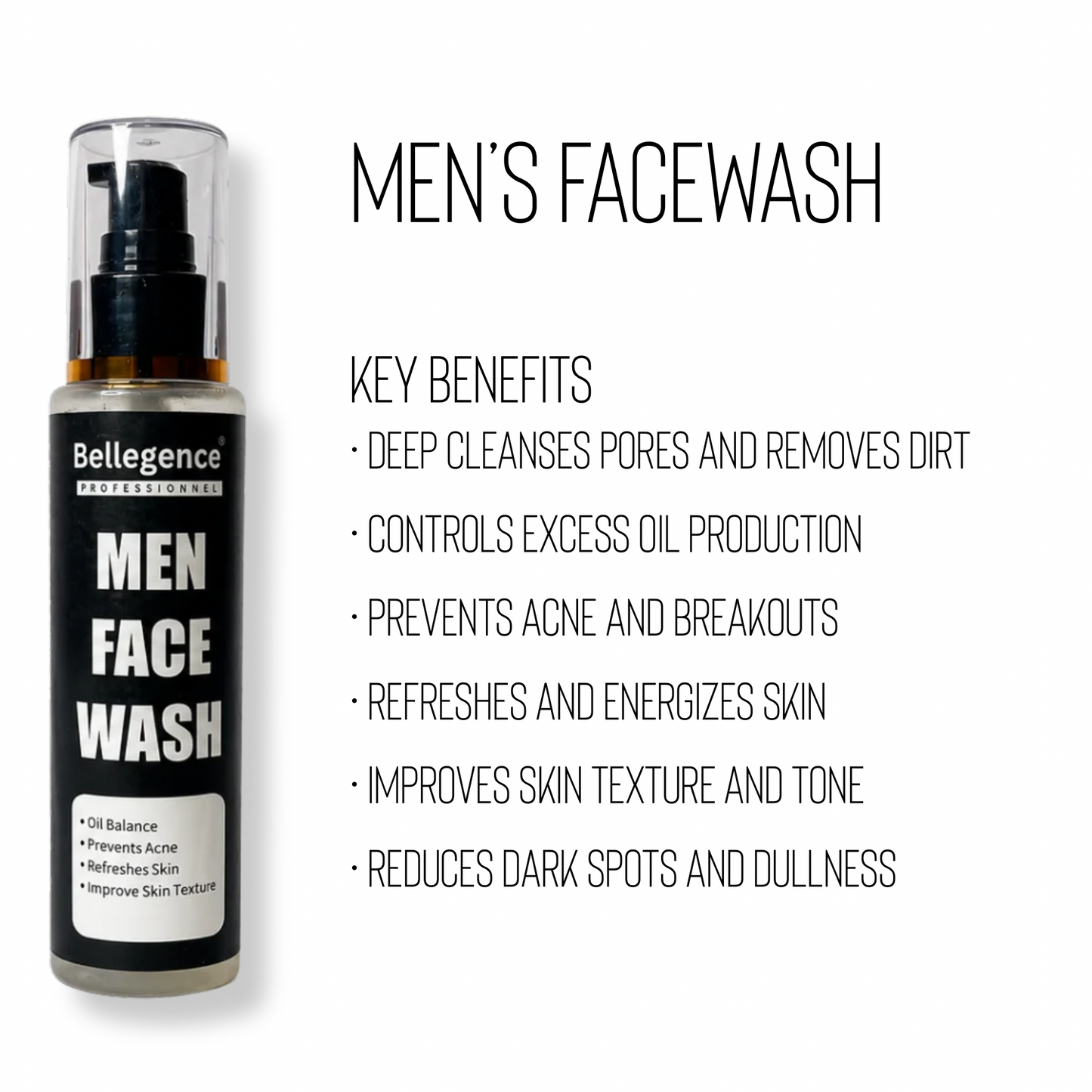 Men’s face wash