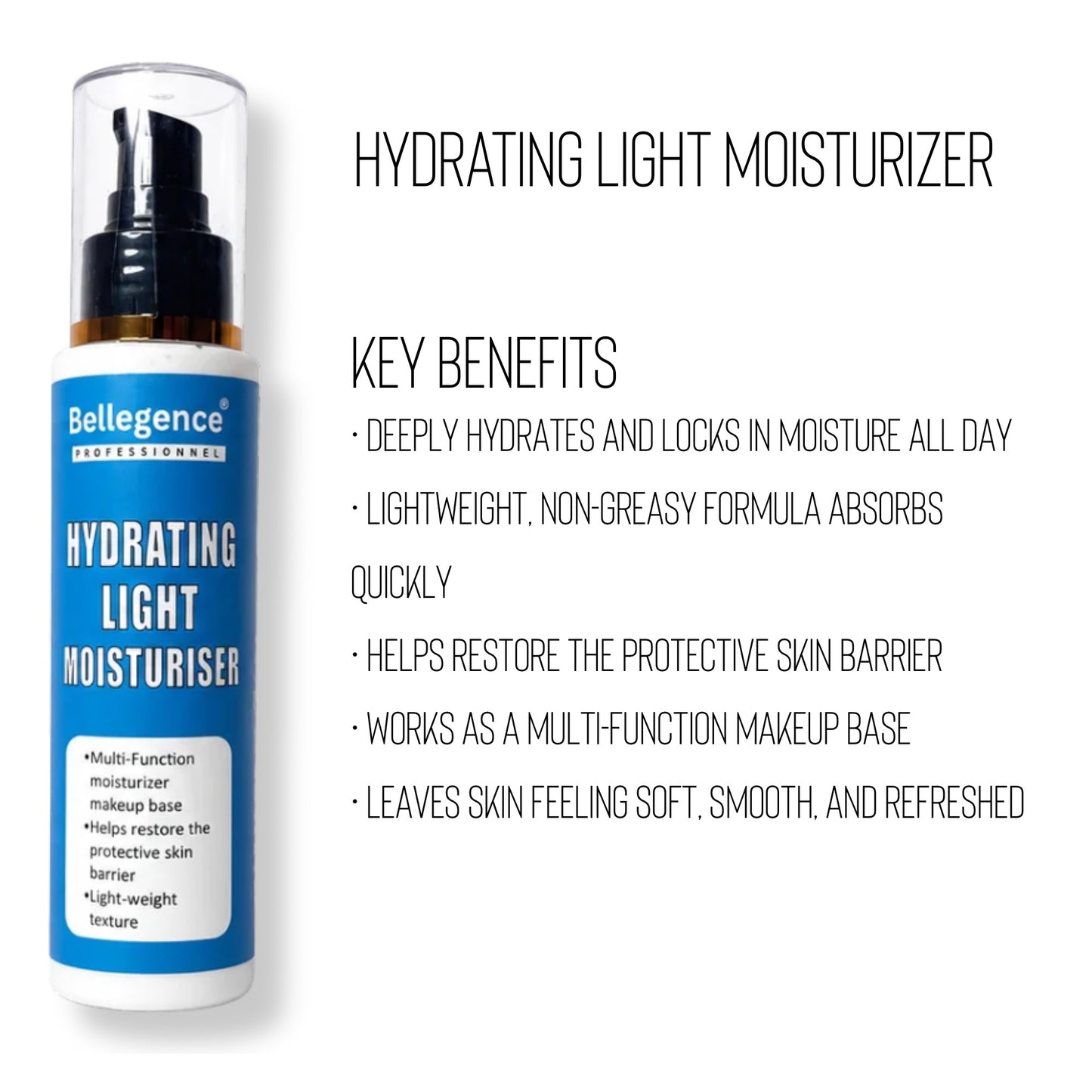 Hydrating light moisturiser ￼