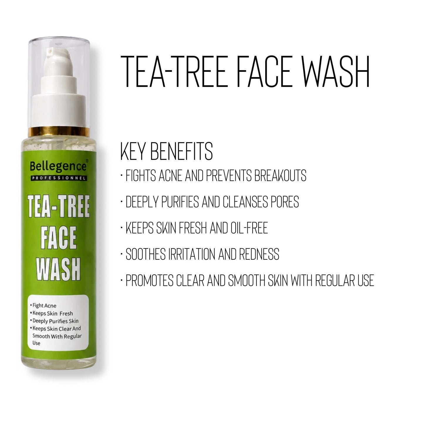 Tea tree face wash