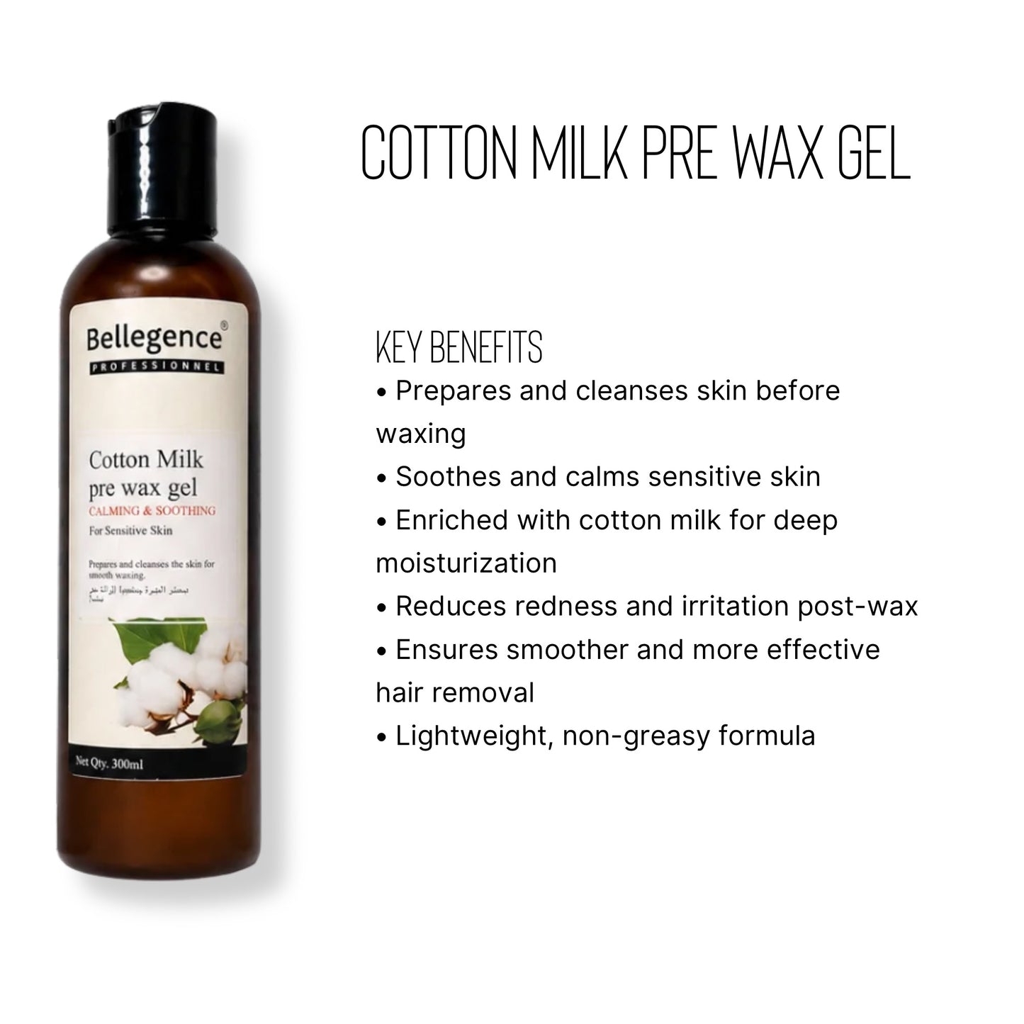 Cotton milk pre-wax gel ￼