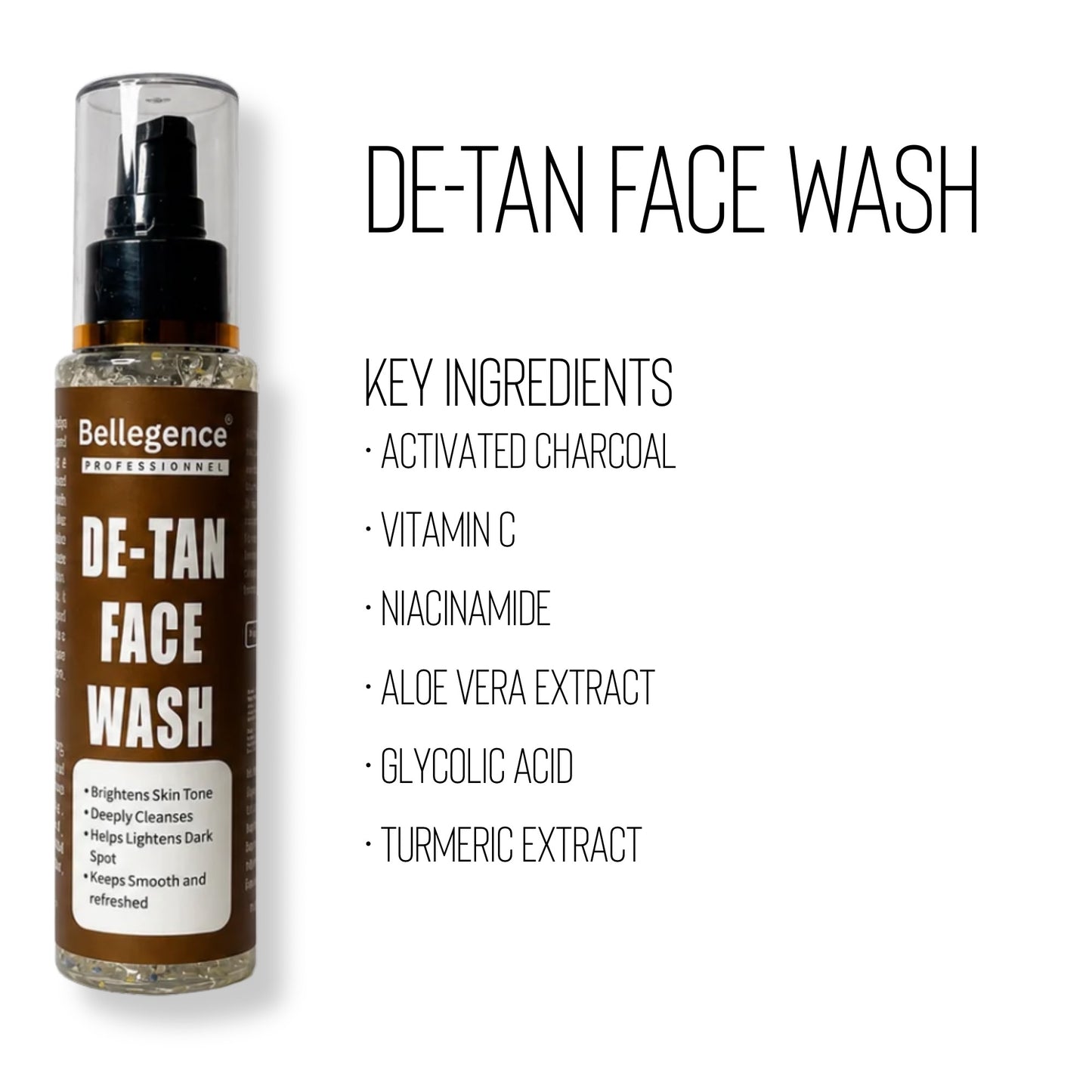 De-tan face wash